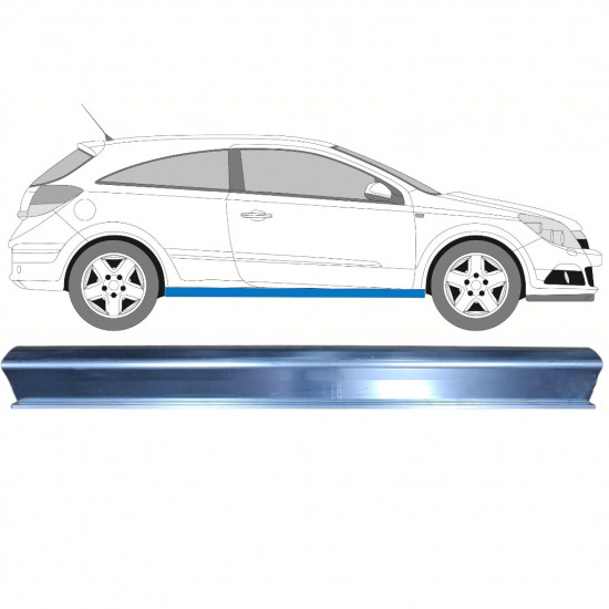 OPEL ASTRA GTC 2005-2011 PANNEAU DE RÉPARATION DU SEUIL / DROIT