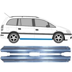 Panneau de réparation du seuil pour Opel Zafira A 1999-2005 / Gauche+Droit / Ensemble 9260