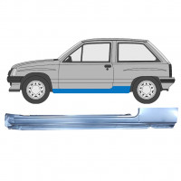 Panneau de réparation du seuil pour Opel Corsa A 1982-1993 / Gauche 7704