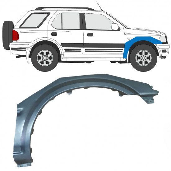 Panneau de réparation de l’aile avant pour Opel Frontera B 1999-2002 / Droite 7830