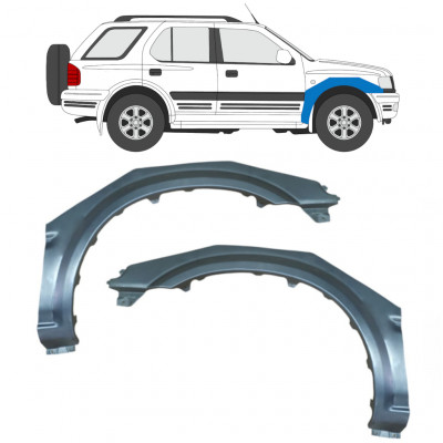 Panneau de réparation de l’aile avant pour Opel Frontera B 1999-2002 / Gauche+Droit / Ensemble 9994