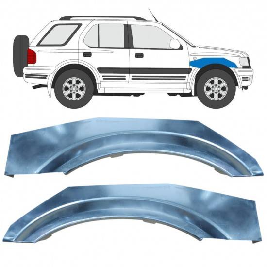 Panneau de réparation de l’aile avant pour Opel Frontera B 1999-2002 / Ensemble 11201