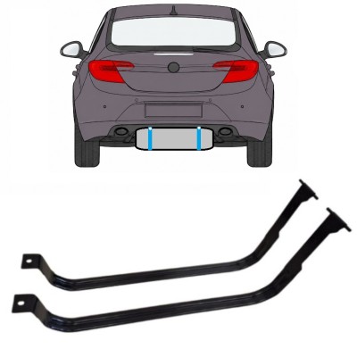 Réservoir à carburant sangles pour Opel Insignia 2008-2017 15991