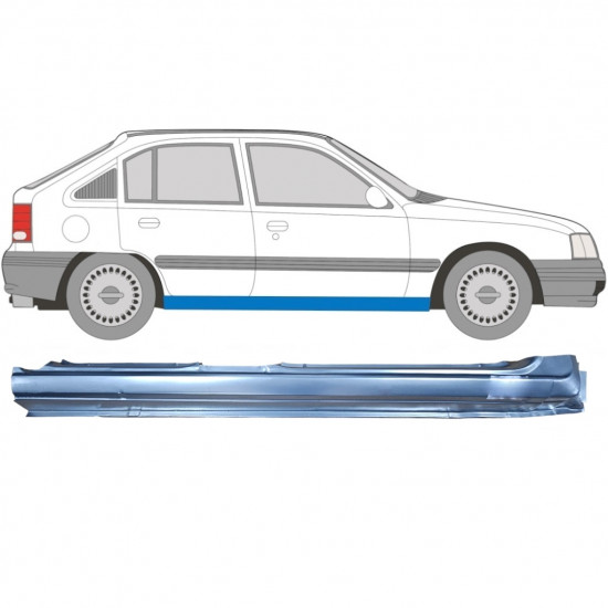 Réparation bas de caisse pour Opel Kadett 1984-1993 / Droite 7910