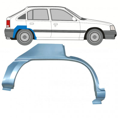 OPEL KADETT 1984-1993 5 PORTE PASSAGE DE ROUE ARRIÈRE / DROIT