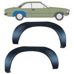 Panneau de réparation arc d'aile arrière pour Opel Rekord D 1972-1977 / Gauche+Droit / Ensemble 11100