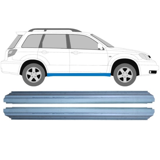 Réparation bas de caisse pour Mitsubishi Outlander 2003-2007 / Gauche+Droit / Ensemble 16144