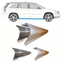 Réparation bas de caisse intérieur + extérieur pour Chrysler Pacifica 2003-2007 / Gauche = Droite (symétrique) / Ensemble 10358