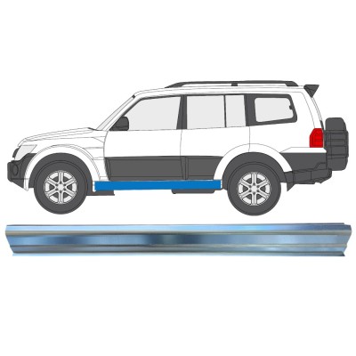 Réparation bas de caisse pour Mitsubishi Pajero 2006-2021 / Gauche 16350