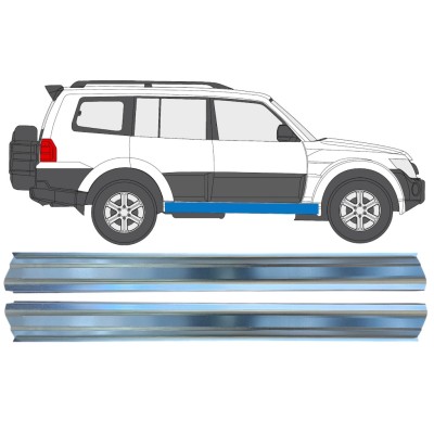 Réparation bas de caisse pour Mitsubishi Pajero 2006-2021 / Gauche+Droit / Ensemble 16351