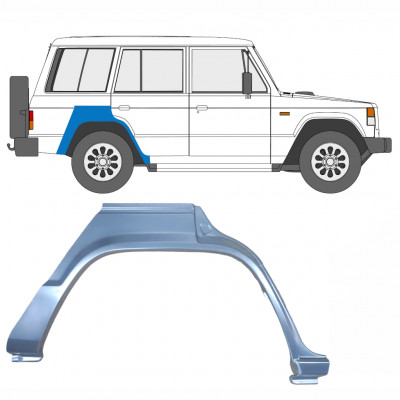 Panneau de réparation arc d'aile arrière pour Mitsubishi Pajero 1982-1992 / Droite 8893