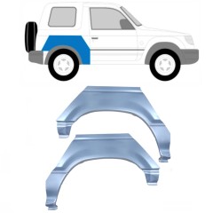 Panneau de réparation arc d'aile arrière pour Mitsubishi Pajero 1991-2001 / Gauche+Droit / Ensemble 10668