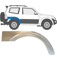 Panneau de réparation arc d'aile arrière pour Mitsubishi Pajero 2006-2021 / Droite 14837