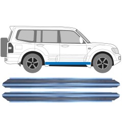 Réparation bas de caisse pour Mitsubishi Pajero 1999-2006 / Gauche+Droit / Ensemble 11362
