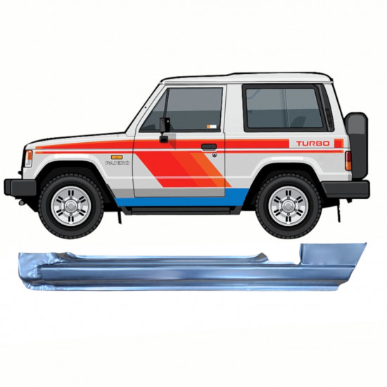 Panneau de réparation du seuil pour Mitsubishi Pajero 1982-1992 / Gauche 8700