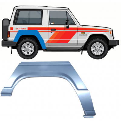 Panneau de réparation arc d'aile arrière pour Mitsubishi Pajero 1982-1992 / Droite 6066