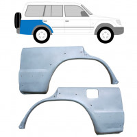 Panneau de réparation arc d'aile arrière pour Mitsubishi Pajero 1991-1999 / Gauche+Droit / Ensemble 10402