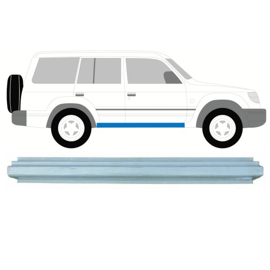 Réparation bas de caisse pour Mitsubishi Pajero 1991-2001 / Gauche = Droite (symétrique) 15999