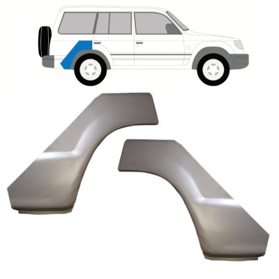 Panneau de réparation arc d'aile arrière pour Mitsubishi Pajero 1991-2001 / Gauche+Droit / Ensemble 16151