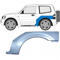 Panneau de réparation arc d'aile arrière pour Mitsubishi Pajero 1999-2006 / Gauche 6829