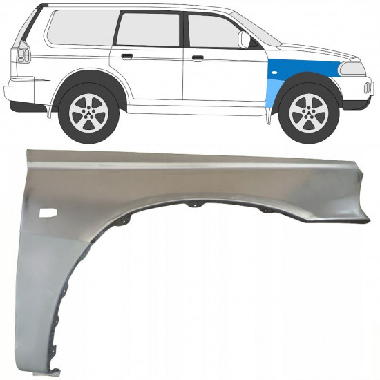 MITSUBISHI PAJERO SPORT 1996-2008 PANNEAU DE RÉPARATION DE L\'AILE AVANT / DROIT