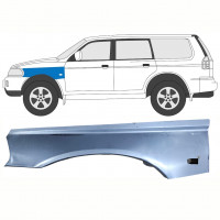 Panneau de réparation de l’aile avant pour Mitsubishi Pajero Sport 1996-2008 / Gauche 8398
