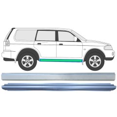Réparation bas de caisse intérieur + extérieur pour Mitsubishi Pajero Sport 1996-2008 / Gauche = Droite (symétrique) / Ensemble 14873