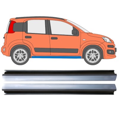 Réparation bas de caisse pour Fiat Panda 2012- / Gauche+Droit / Ensemble 14971