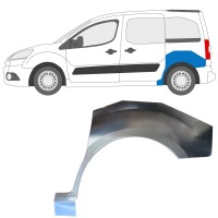 Panneau de réparation arc d'aile arrière pour Citroen Berlingo 2008-2018 / Gauche 15869