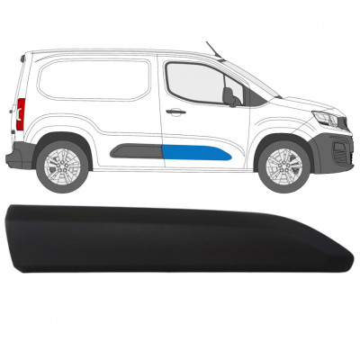 Moulure latérale de porte pour Citroen Berlingo 2018-2023 / Droite 13381