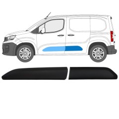 Moulure latérale arrière pour Peugeot Partner 2018-2023 / Gauche / Ensemble 12989