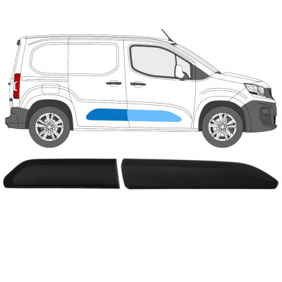 Moulure latérale arrière pour Citroen Berlingo 2018-2023 / Droite / Ensemble 13385