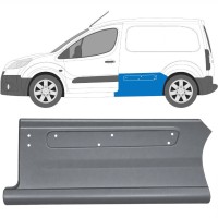 Panneau de réparation latéral pour Peugeot Partner 2008-2018 / Gauche 17016