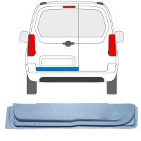 Panneau de réparation de porte arrière extérieur pour Peugeot Partner 2008-2018 / Gauche 16908