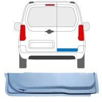 Panneau de réparation de porte arrière extérieur pour Peugeot Partner 2008-2018 / Droite 16907