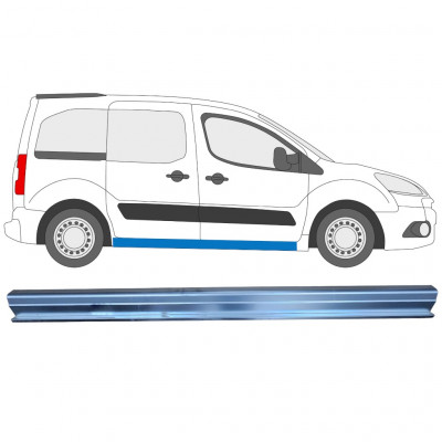 Réparation bas de caisse de sur porte latérale pour Peugeot Partner C Berlingo 2008- / Droite 11296