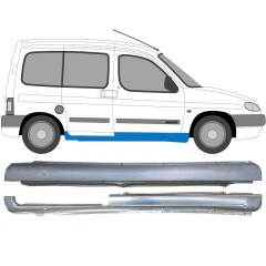 Panneau de réparation du seuil pour Peugeot Partner 1996-2008 / Droite / Ensemble 9417
