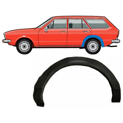 Panneau de réparation arc d'aile arrière pour VW Passat B1 1973-1980 / Gauche 10961