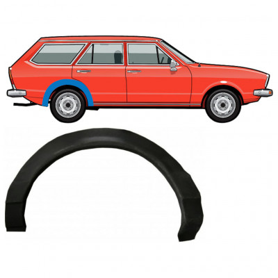 Panneau de réparation arc d'aile arrière pour VW Passat B1 1973-1980 / Droite 10960