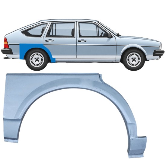 Panneau de réparation arc d'aile arrière pour Volkswagen Passat B2 1980-1988 / Droite / SEDAN / HATCHBACK 8089