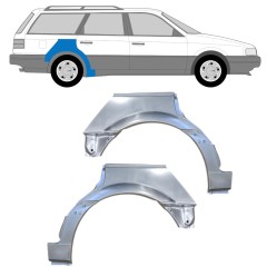 Panneau de réparation arc d'aile arrière pour Volkswagen Passat B3 1988-1993 / Gauche+Droit / COMBI / Ensemble 14521