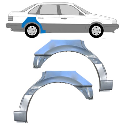 Panneau de réparation arc d'aile arrière pour Volkswagen Passat B3 1988-1993 / Gauche+Droit / SEDAN 14518