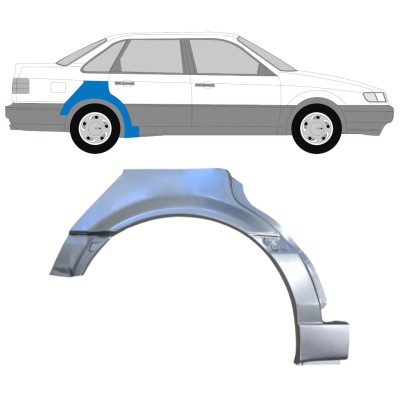 Panneau de réparation arc d'aile arrière pour Volkswagen Passat B4 1993-1996 / Droite 16080