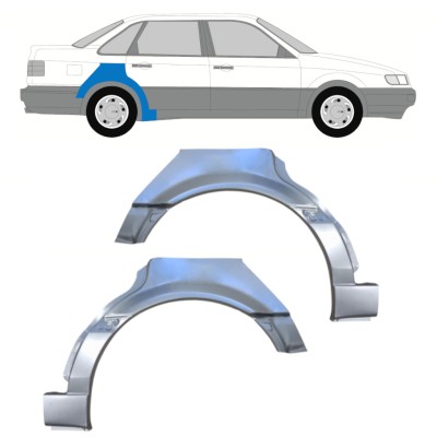 Panneau de réparation arc d'aile arrière pour Volkswagen Passat B4 1993-1996 / Gauche+Droit / Ensemble 16082