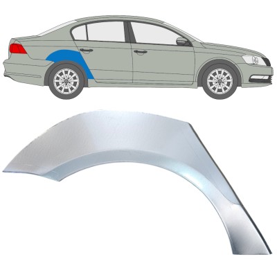 Panneau de réparation arc d'aile arrière pour Volkswagen Passat B7 2010-2015 / Droite 16352