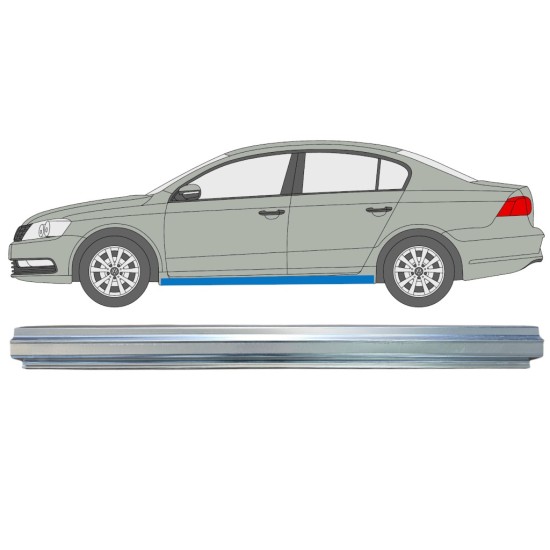 Réparation bas de caisse pour Volkswagen Passat B7 2010-2015 / Gauche 16356