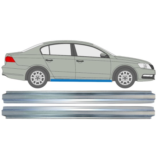 Réparation bas de caisse pour Volkswagen Passat B7 2010-2015 / Gauche+Droit / Ensemble 16357