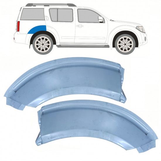 Panneau de réparation arc d'aile arrière pour Nissan Pathfinder 2004-2013 / Gauche+Droit / Ensemble 10351