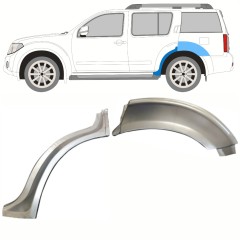 Panneau de réparation arc d'aile arrière pour Nissan Pathfinder R51 2004-2013 / Gauche / Ensemble 10355