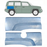 Panneau de réparation arc d'aile arrière pour Jeep Patriot 2006- / Gauche+Droit / Ensemble 10305